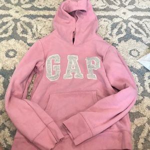 gap pink hoodie